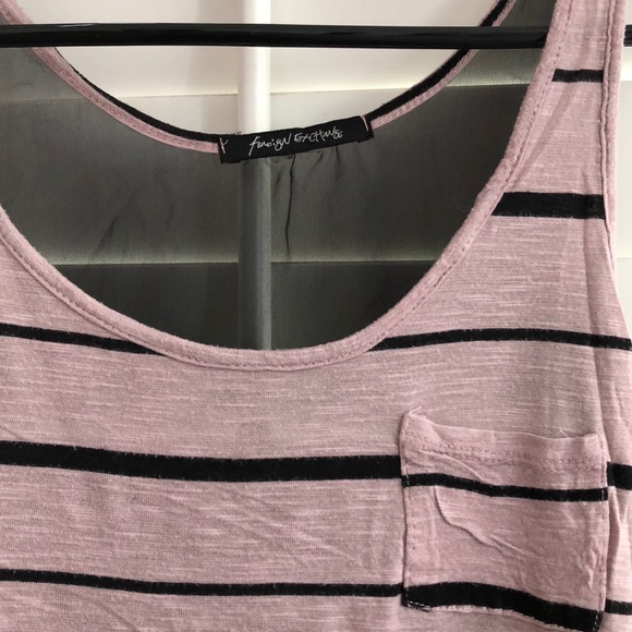 [5 for $25] See through back stripe tank top - Picture 2 of 3